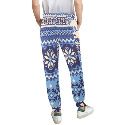 Nordic Pattern Print Design A04 Women's Casual Track Pants