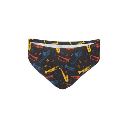Saxophone Print Design LKS407 Men's Swimming Briefs