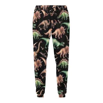 Dinosaur Print Pattern Men's Sweatpants