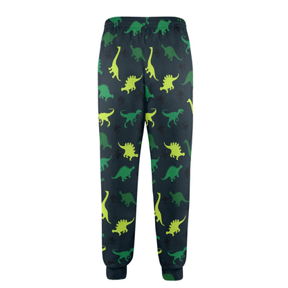 dinosaur green Design Print Pattern JJ098 Men's Casual Track Pants