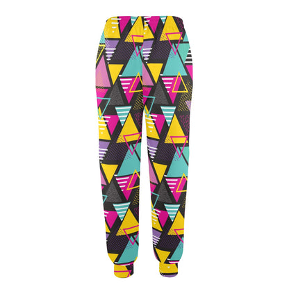 Geometric Colorful Pattern Print Design 02 Women's Casual Track Pants