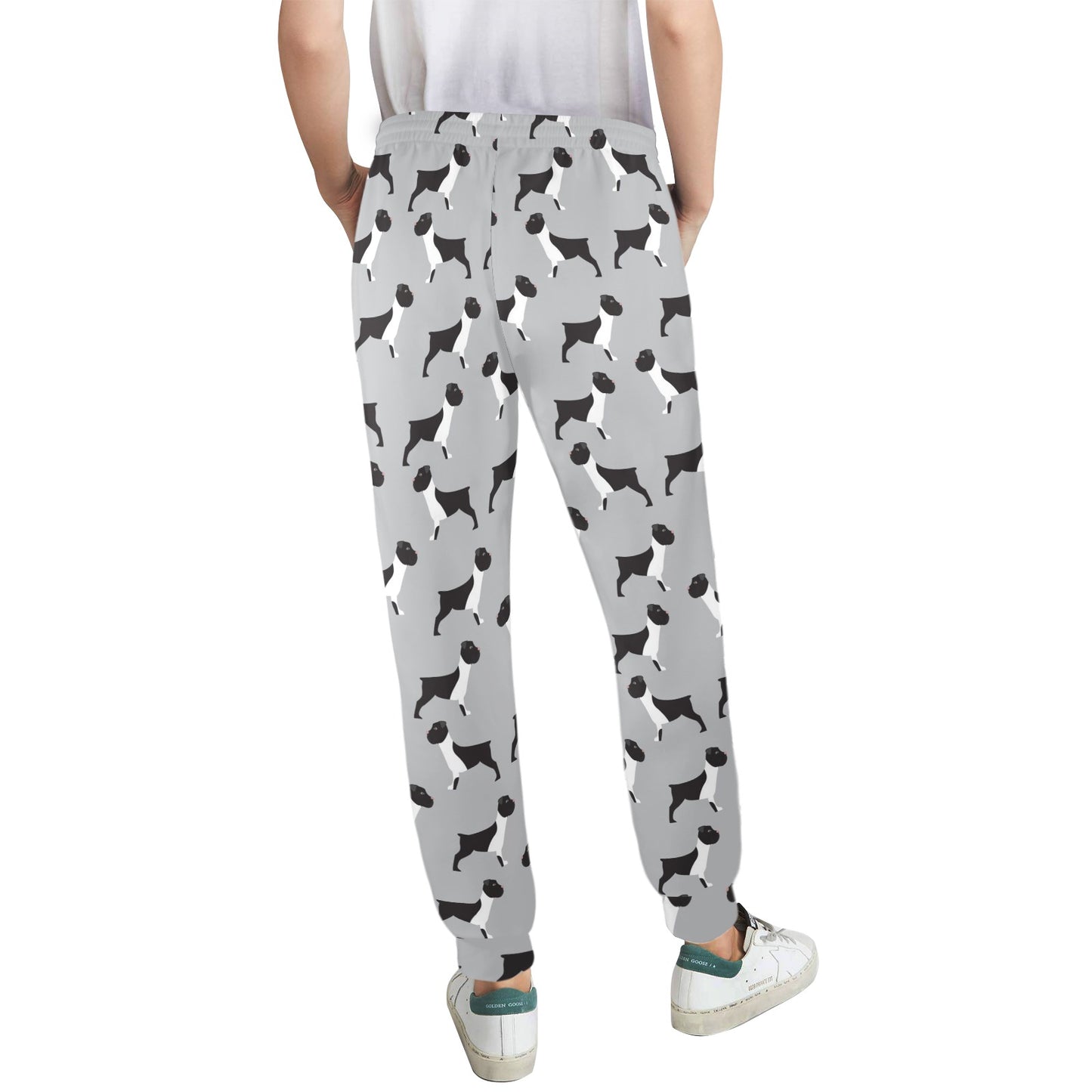 Boxers Pattern Print Design 01 Women's Casual Track Pants