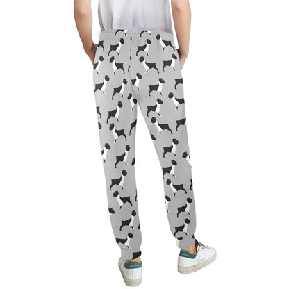 Boxers Pattern Print Design 01 Women's Casual Track Pants