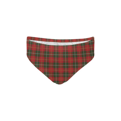 Holiday Tartan Plaid Pattern Men's Swimming Briefs