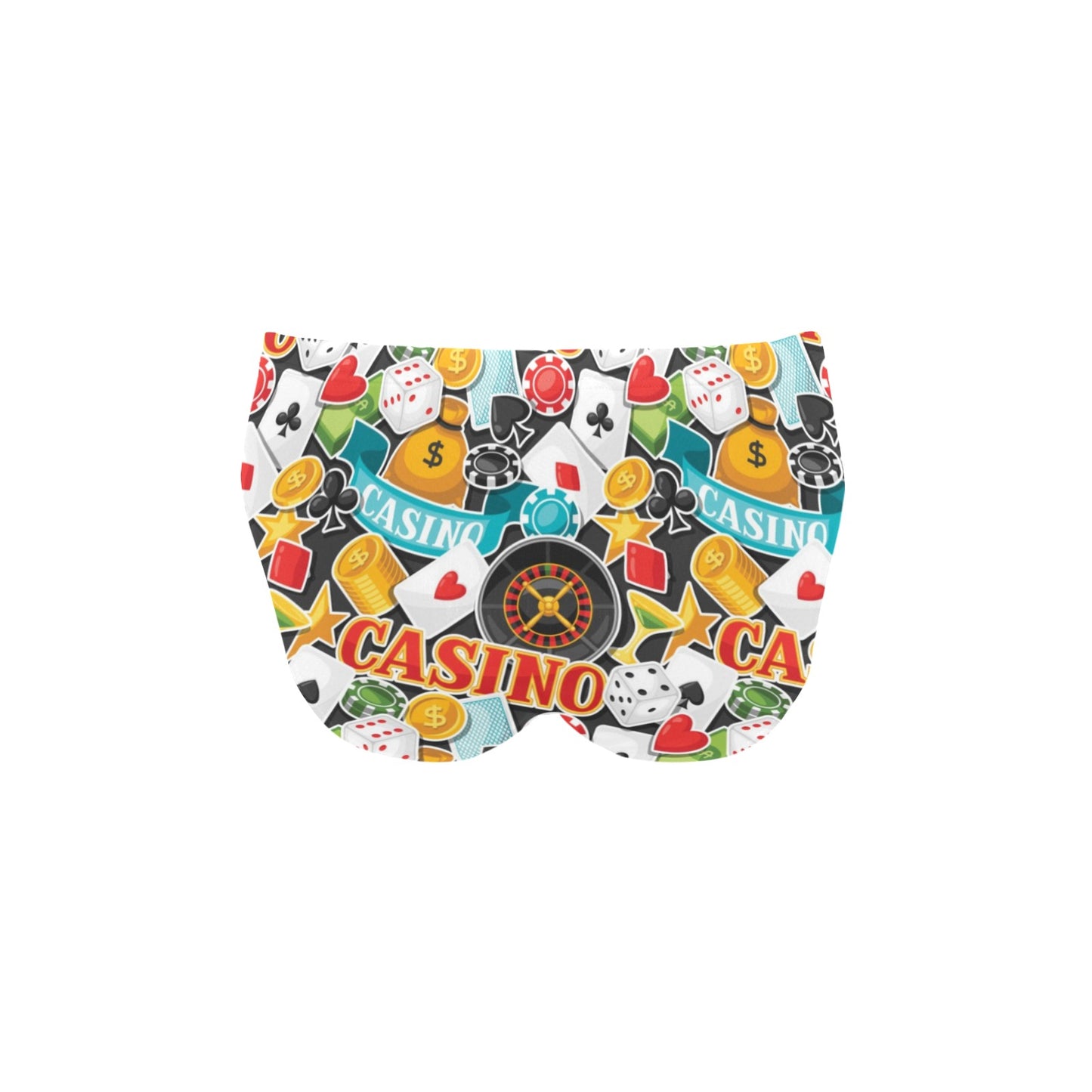 Casino Pattern Print Design 03 Men's Swimming Briefs