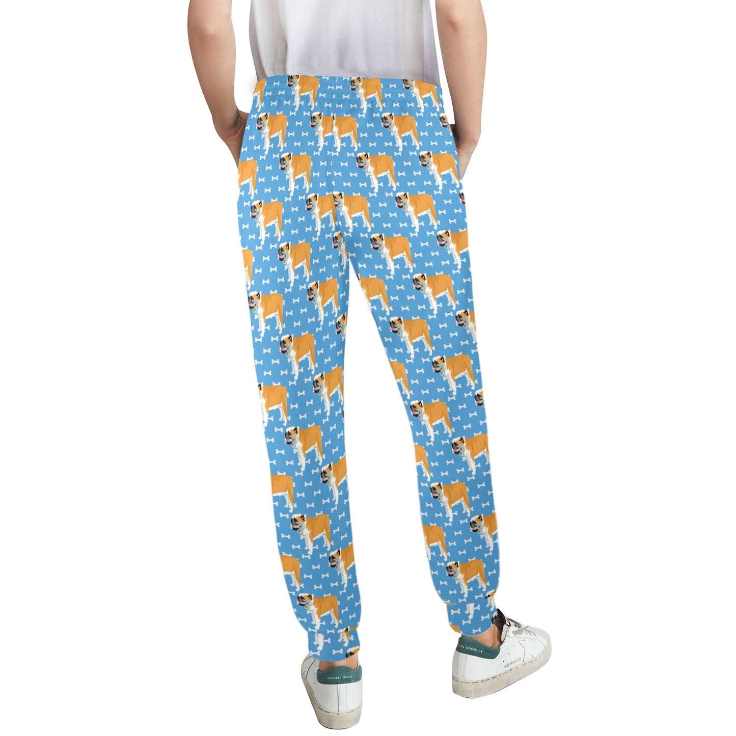 Bulldogs Pattern Print Design 06 Women's Casual Track Pants