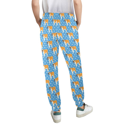 Bulldogs Pattern Print Design 06 Women's Casual Track Pants