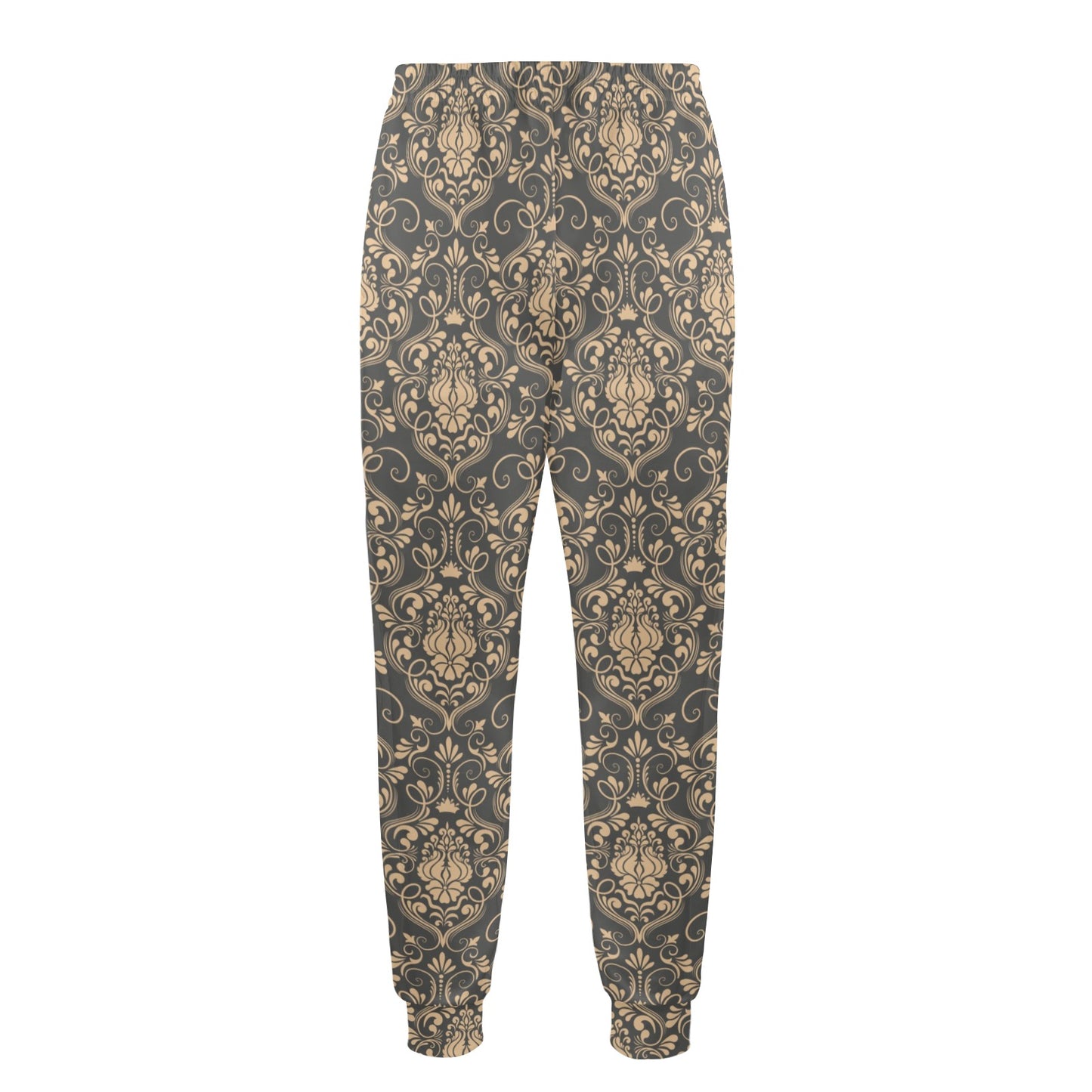 Damask Elegant Luxury Print Pattern Men's Casual Track Pants