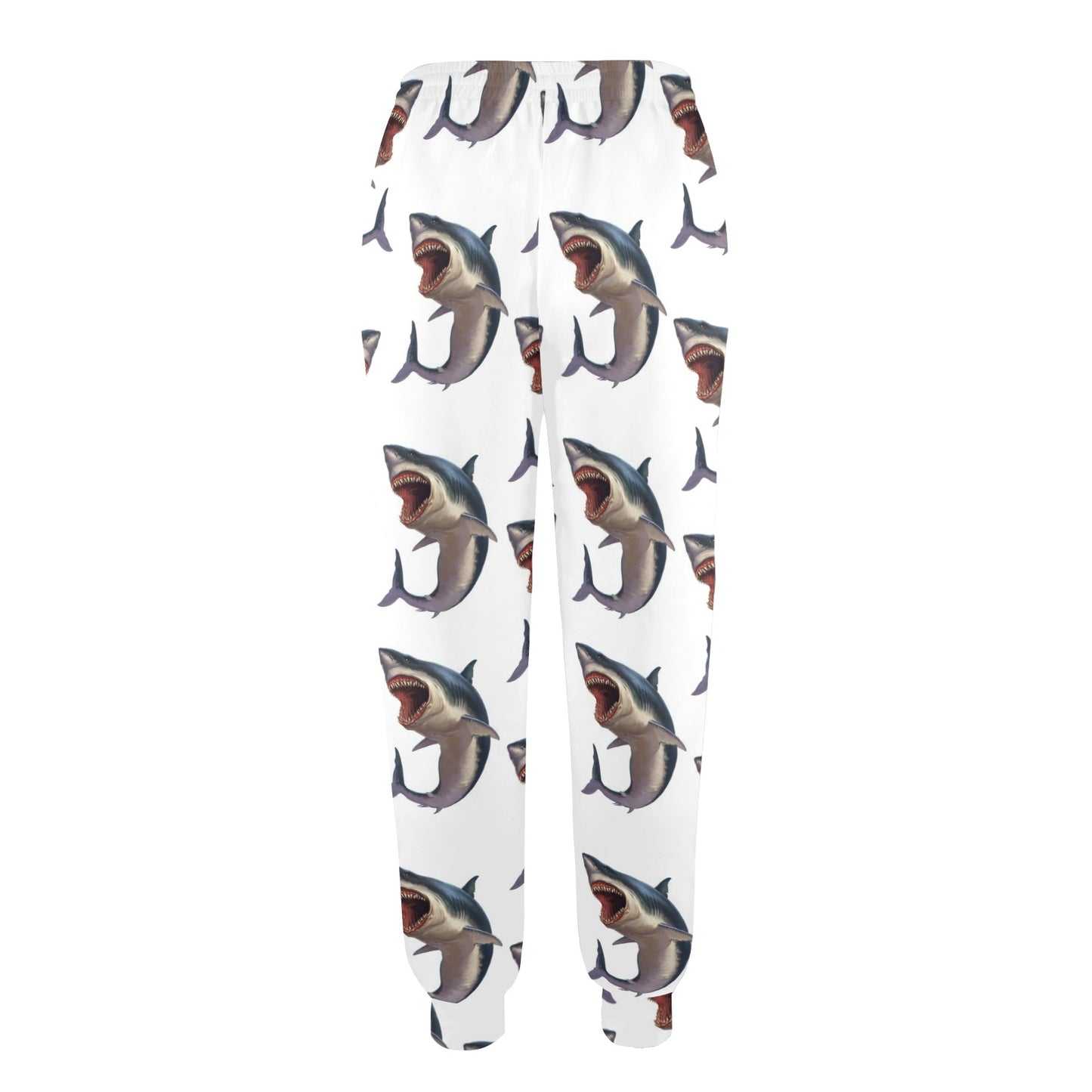 Great White Shark Pattern Print Design 03 Women's Casual Track Pants