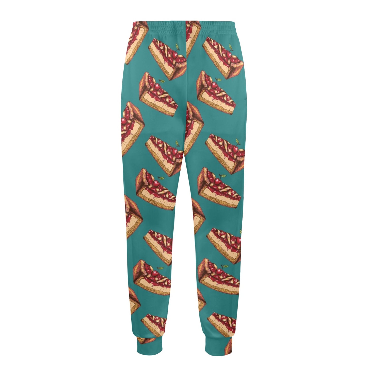 Cheesecake Cherry Pattern Print Design CK03 Men's Casual Track Pants