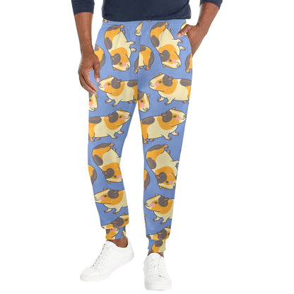 Guinea Pig Pattern Print Design 01 Men's Casual Track Pants
