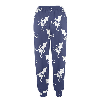 Giant Squid Pattern Print Design 02 Women's Casual Track Pants