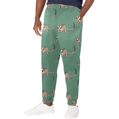 Sugar Glider Pattern Print Design 01 Men's Casual Track Pants