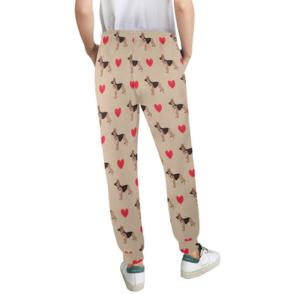 German Shepherd Design Print Pattern JJ0257 Women's Casual Track Pants