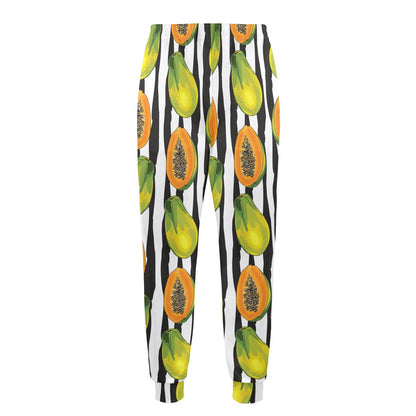 Papaya Pattern Print Design PP01 Men's Casual Track Pants