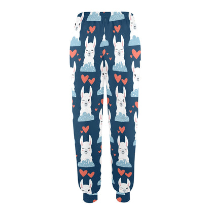 Alpaca Love Pattern Print Design 05 Women's Casual Track Pants