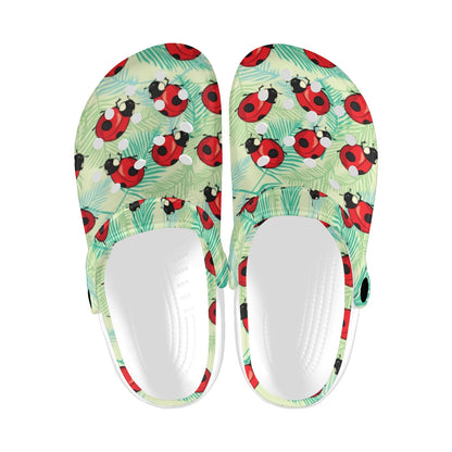 Ladybug Cute Print Pattern Unisex Clogs Shoes