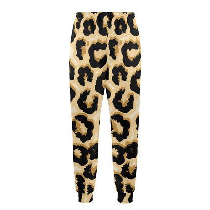 Jaguar Skin Pattern Print Design 02 Men's Casual Track Pants