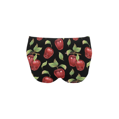 Apple Pattern Print Design AP011 Men's Swimming Briefs