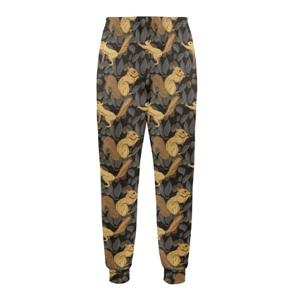Squirrel Print Design LKS309 Men's Casual Track Pants