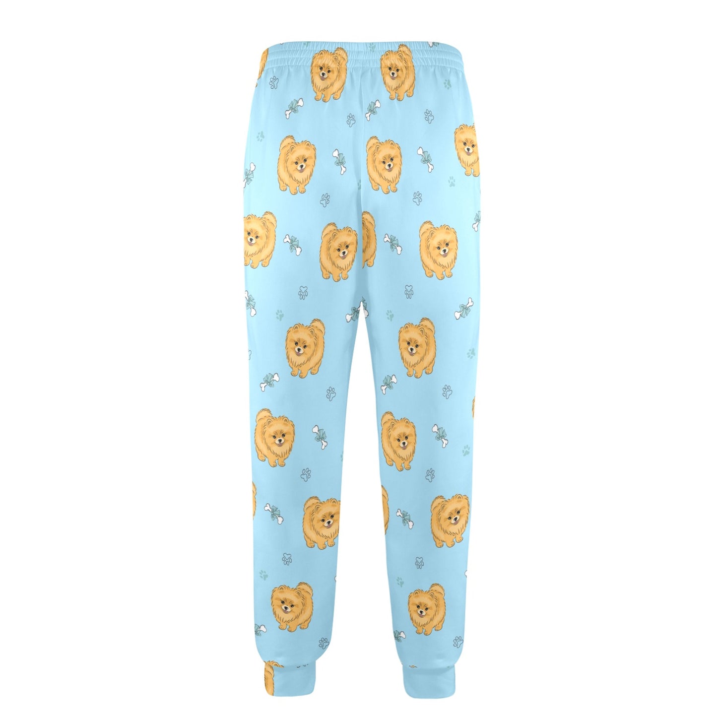 Pomeranians Pattern Print Design A03 Men's Casual Track Pants