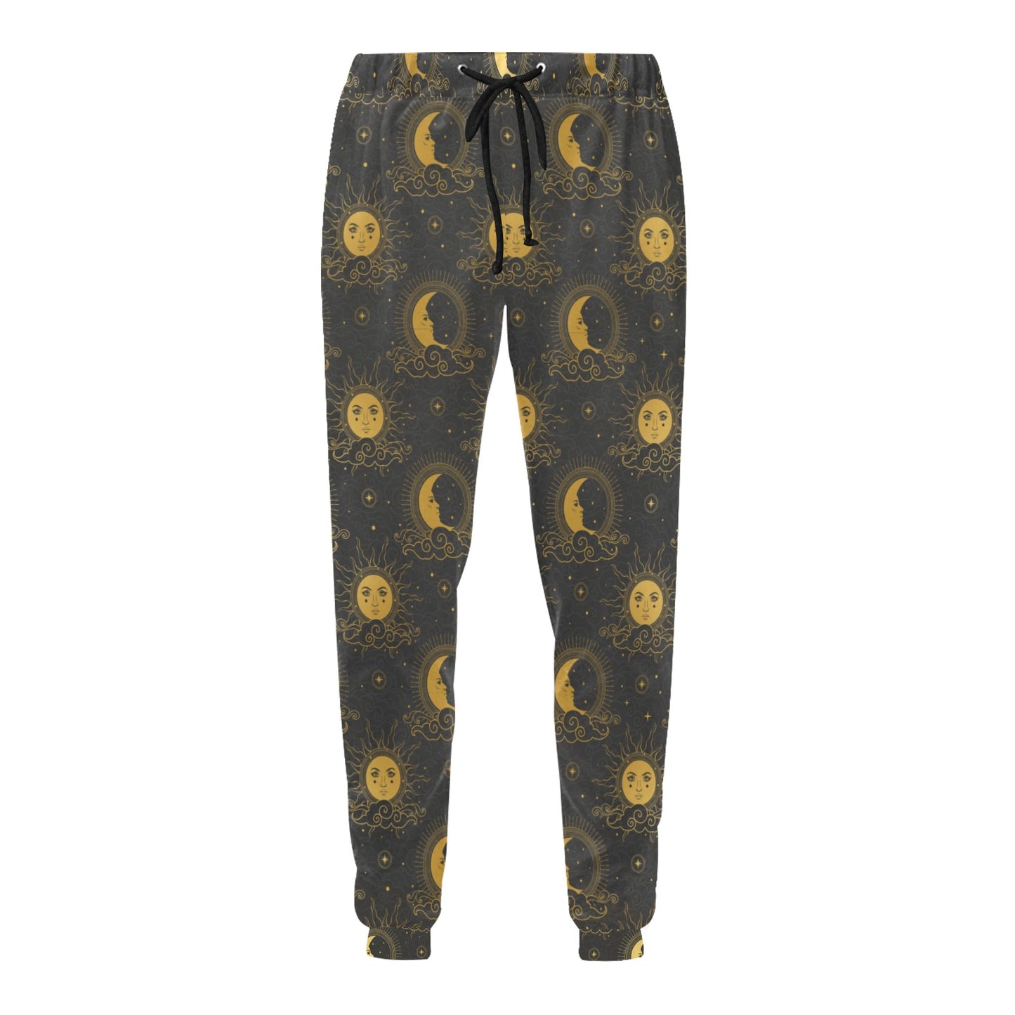 Celestial Moon Sun Pattern Print Design 05 Men's Sweatpants