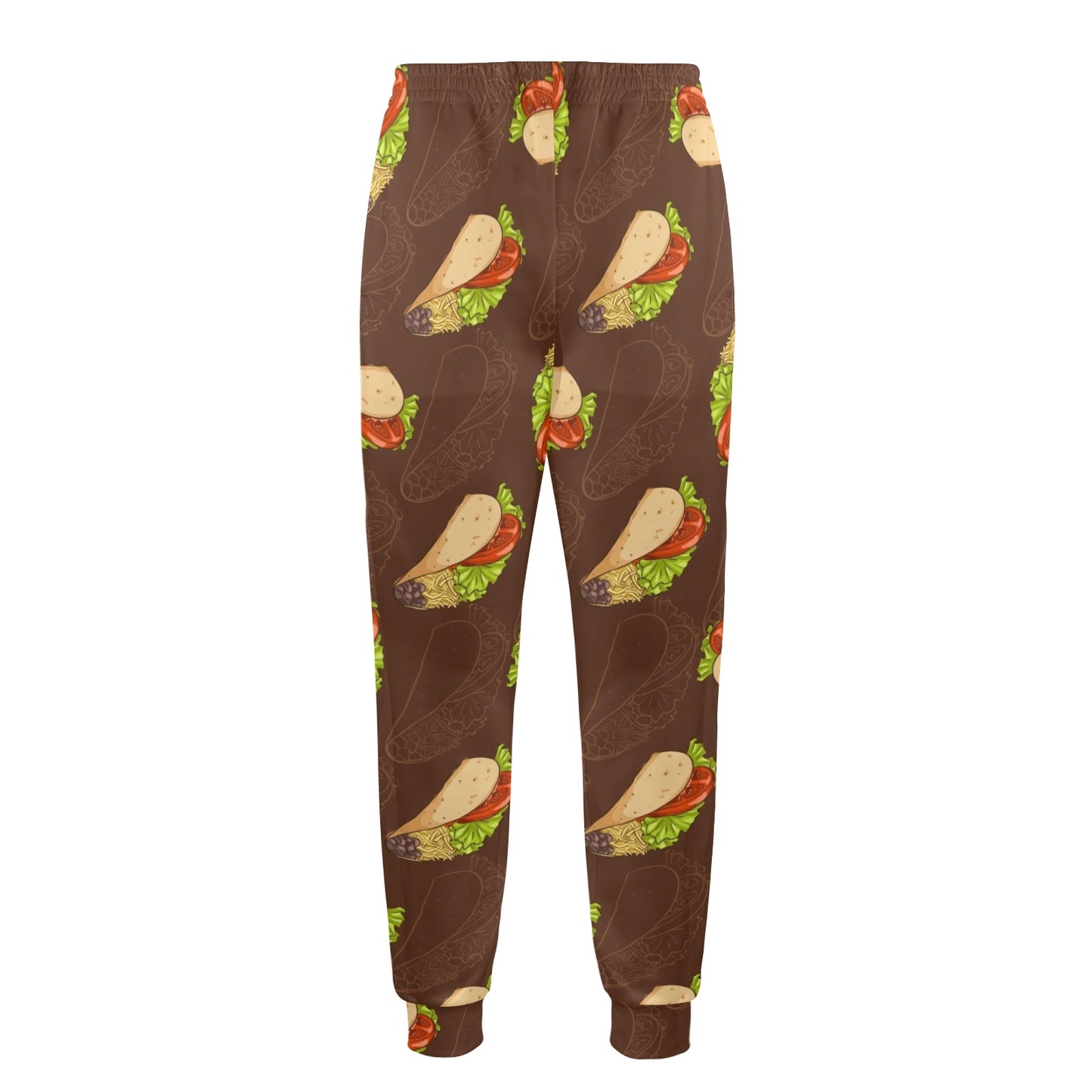Taco Pattern Print Design TC08 Men's Casual Track Pants