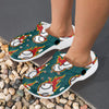 Baseball Fire Print Pattern Unisex Clogs Shoes