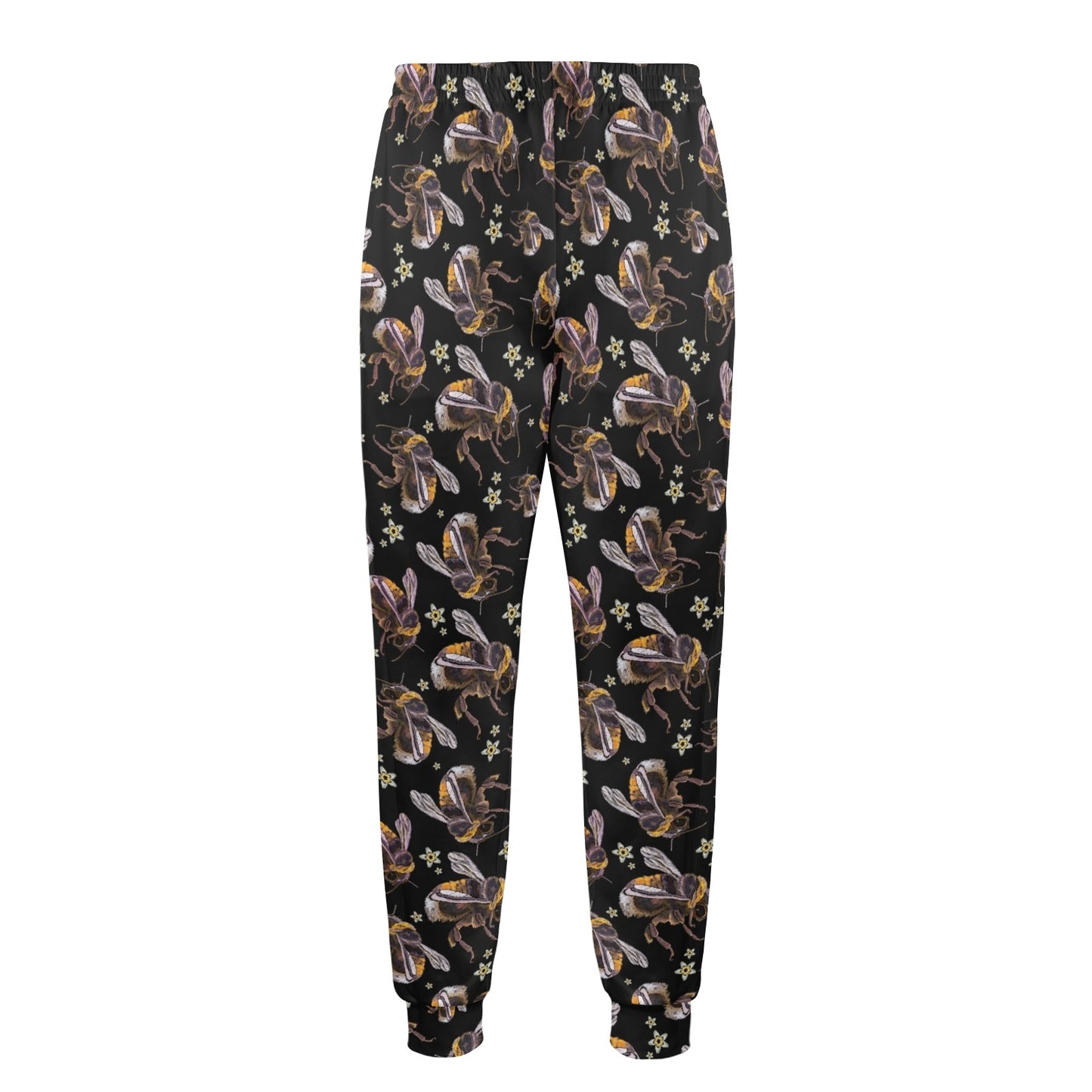 Bee Pattern Print Design 04 Men's Casual Track Pants