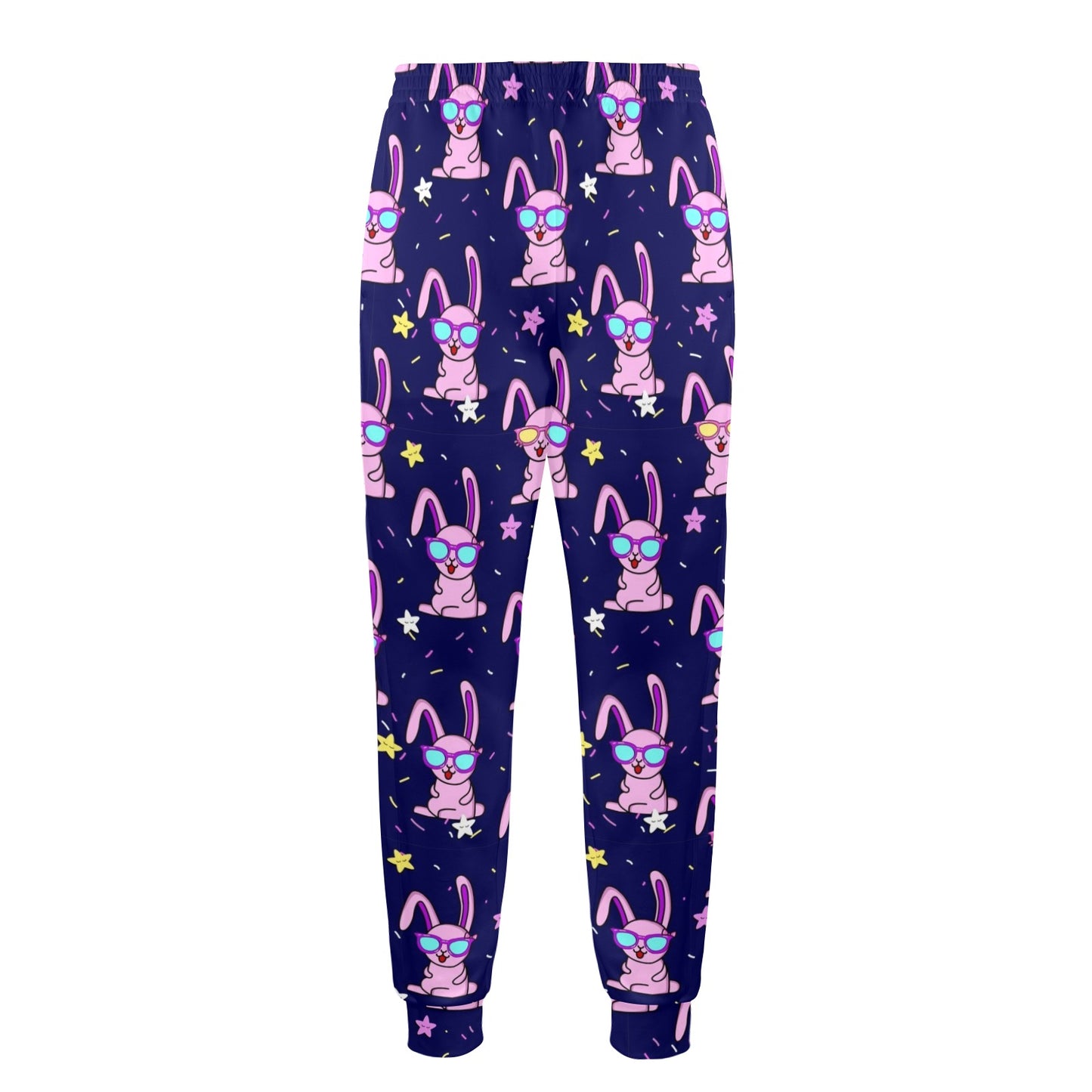 Rabbit Baby Pattern Print Design RB015 Men's Casual Track Pants