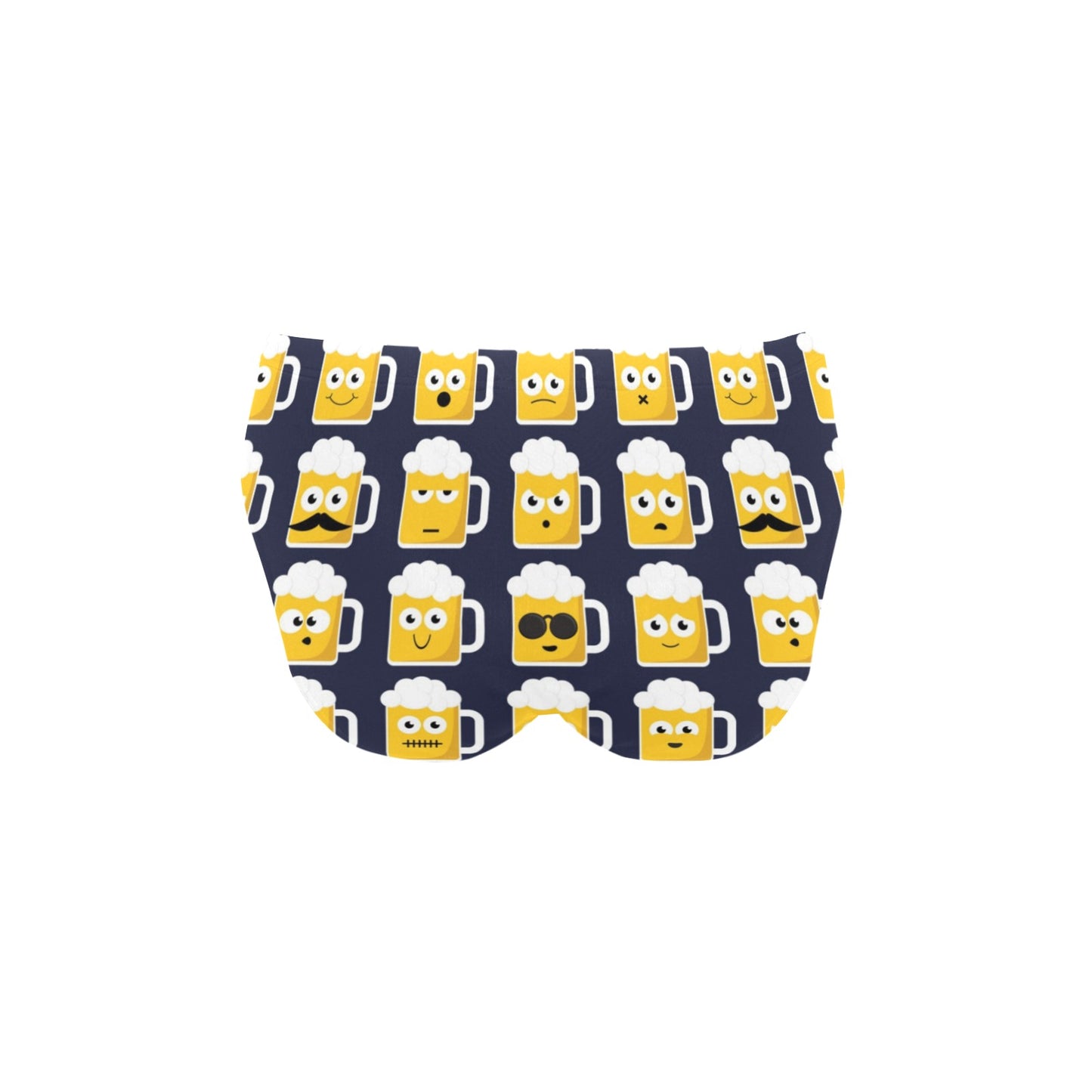 emoji beer Design Print Pattern JJ0121 Men's Swimming Briefs
