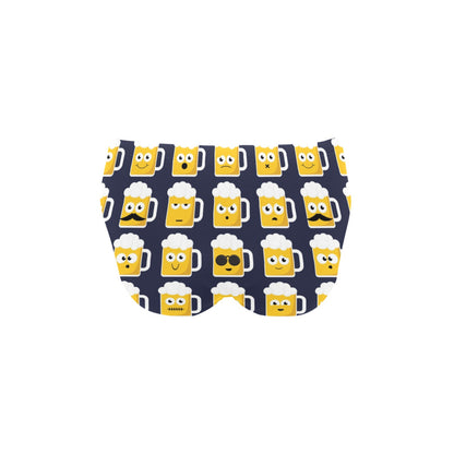 emoji beer Design Print Pattern JJ0121 Men's Swimming Briefs