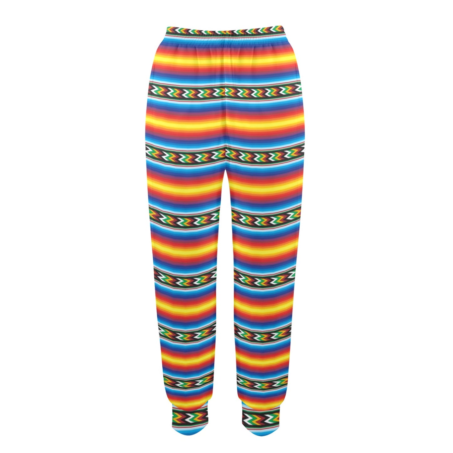 Mexican Blanket ZigZag Print Pattern Women's Casual Track Pants