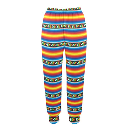 Mexican Blanket ZigZag Print Pattern Women's Casual Track Pants