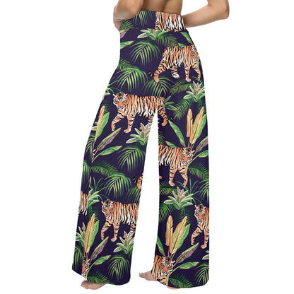 Tiger Jungle Women's Wide Leg Lounge Pants