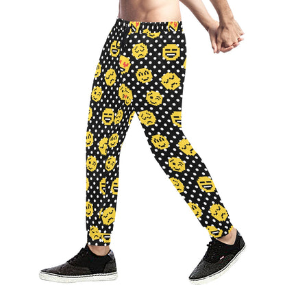 emoji pixel Design Print Pattern JJ0122 Men's Sweatpants