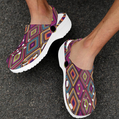 Southwestern Print Unisex Clogs Shoes