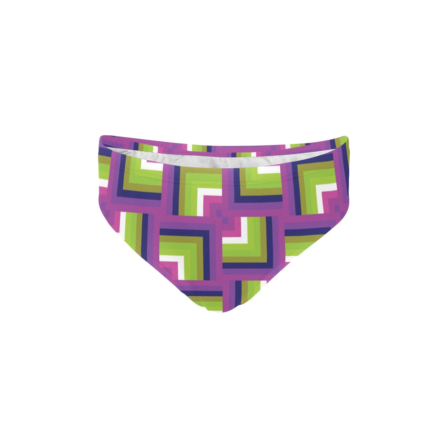 Optical illusion Pattern Print Design A05 Men's Swimming Briefs