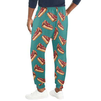 Cheesecake Cherry Pattern Print Design CK03 Men's Casual Track Pants