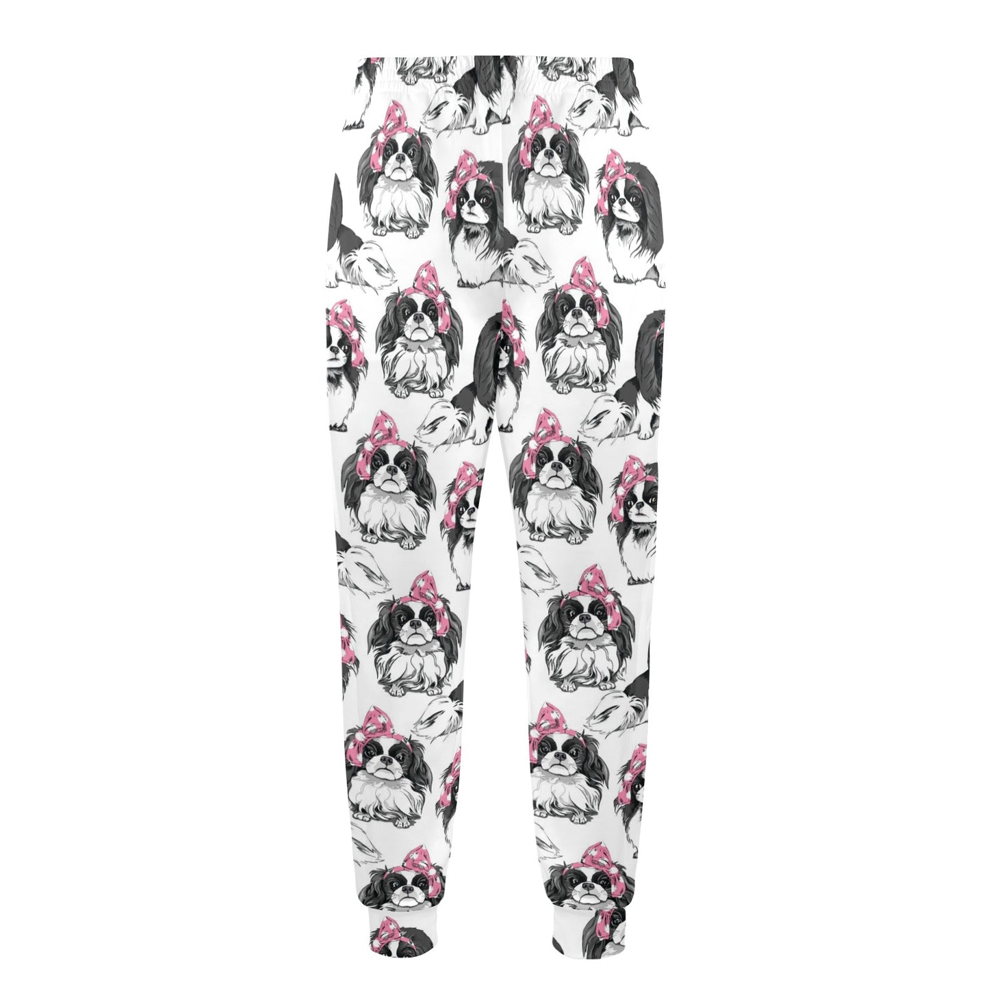 Japanese Chin Pattern Print Design 01 Men's Casual Track Pants