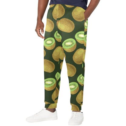 Kiwi Pattern Print Design KW04 Men's Casual Track Pants