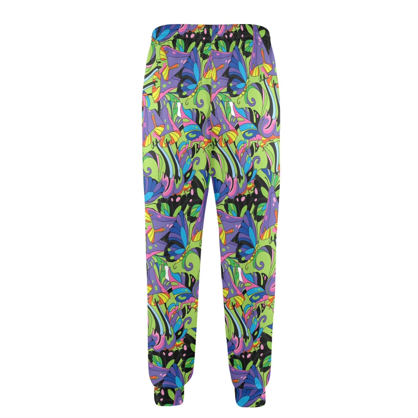 Psychedelic Trippy Mushroom Themed Men's Casual Track Pants