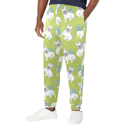 French Bulldogs Design Print Pattern JJ0224 Men's Casual Track Pants