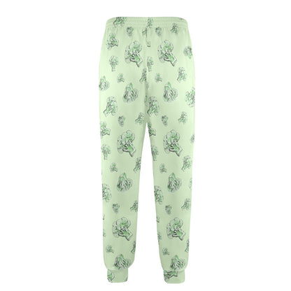Broccoli Pattern Print Design 05 Men's Casual Track Pants