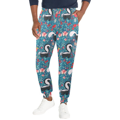 Skunk Print Design LKS302 Men's Casual Track Pants
