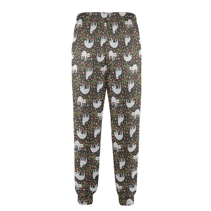 Sloth Cute Design Themed Print Men's Casual Track Pants