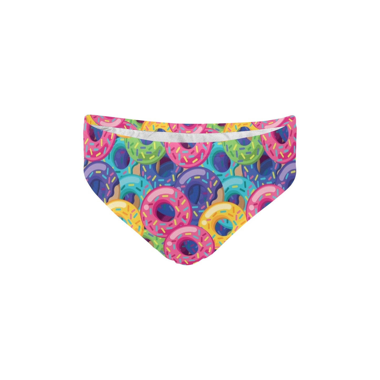 Donut Pattern Print Design DN010 Men's Swimming Briefs