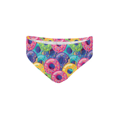 Donut Pattern Print Design DN010 Men's Swimming Briefs