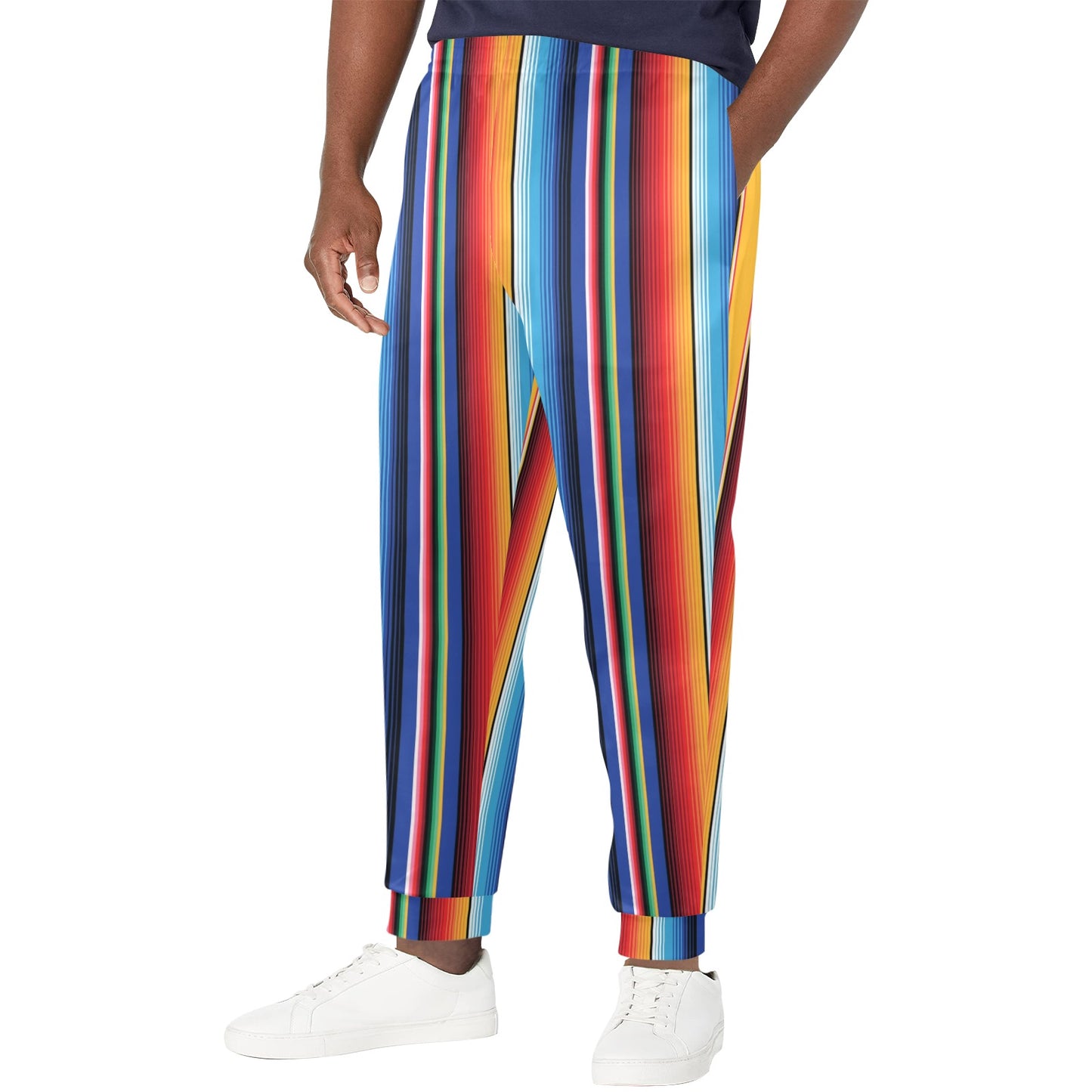 Mexican Blanket Stripe Print Pattern Men's Casual Track Pants