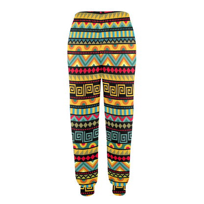 African Pattern Print Design 03 Women's Casual Track Pants
